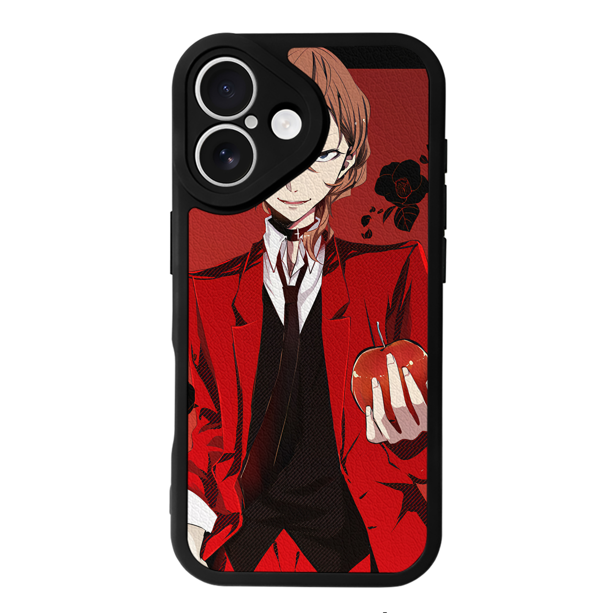 （画像用） 文豪ストレイドッグス Bungo Stray Dogs 【iPhone 16シリーズ対応】シリコンスマホケース（レザー調） 材質：シリコン